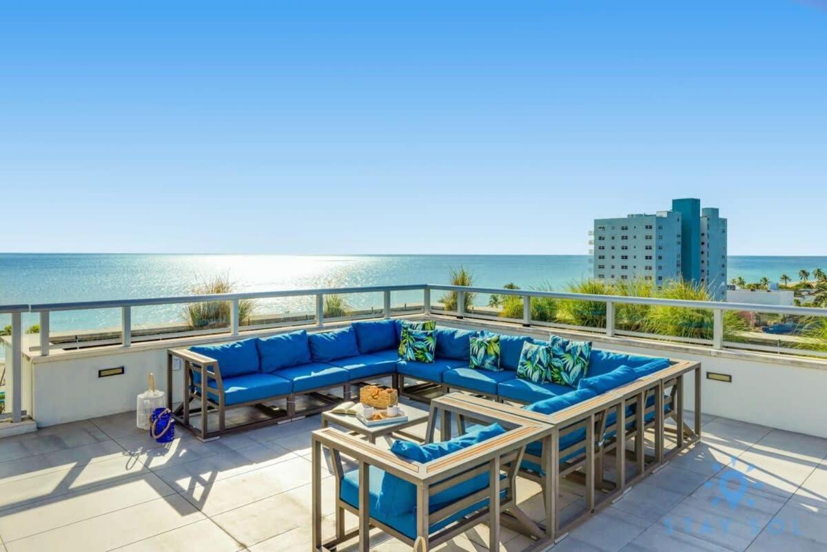 NEW!! Beachfront Condo Resort - ROOFTOP POOL Hollywood Exterior foto